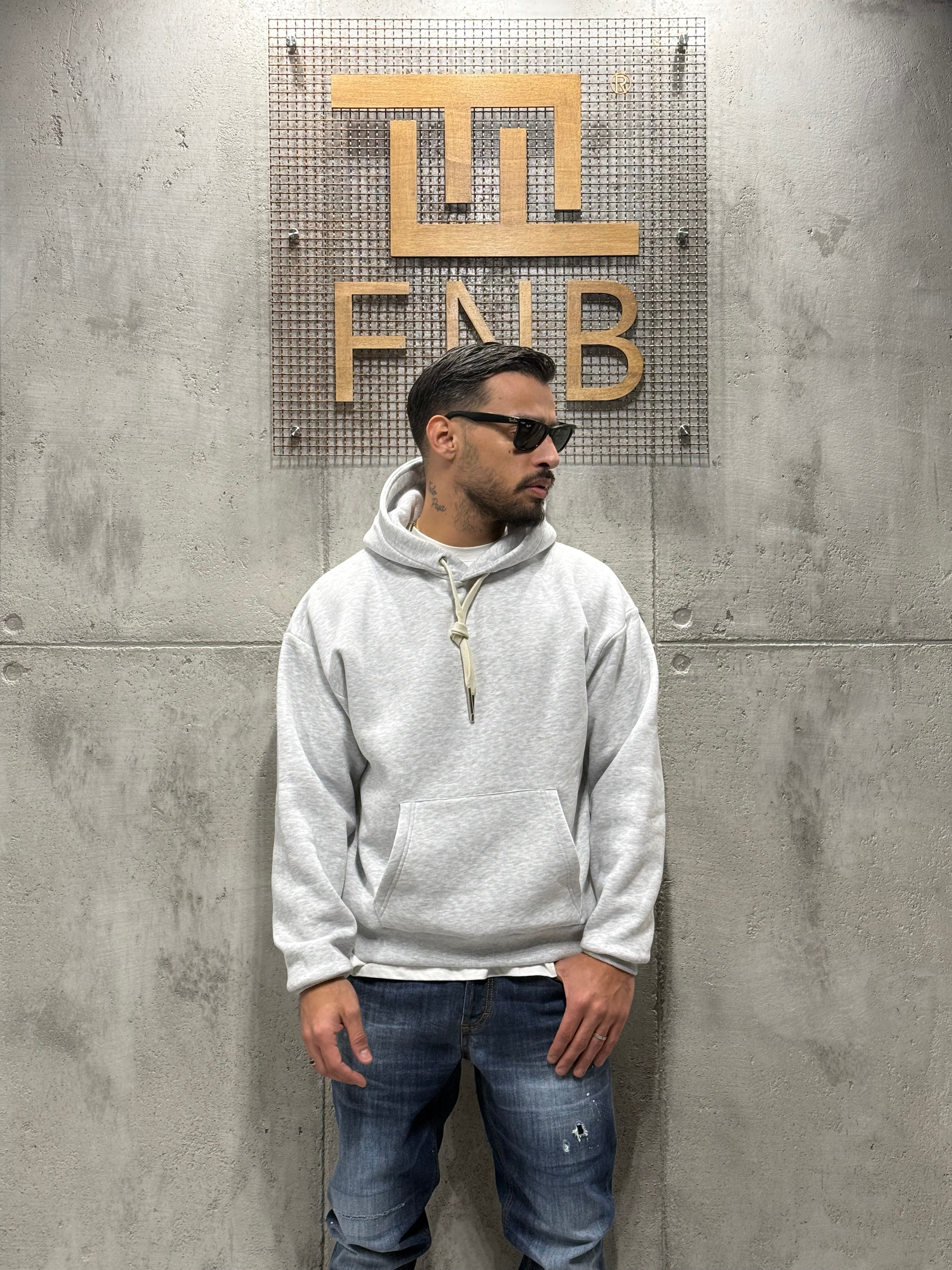 Felpa Boxy con cappuccio