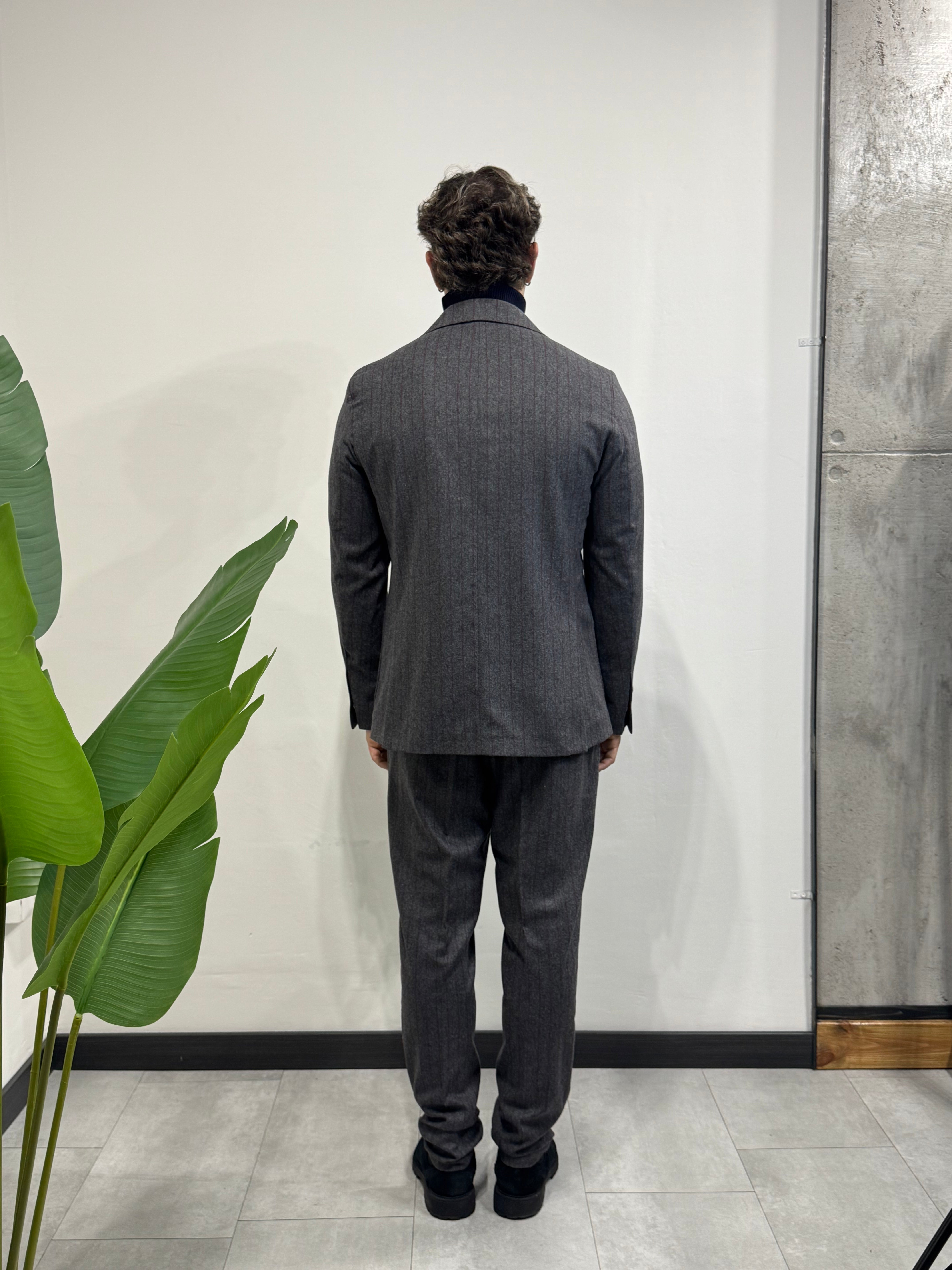 Abito Monopetto gessato