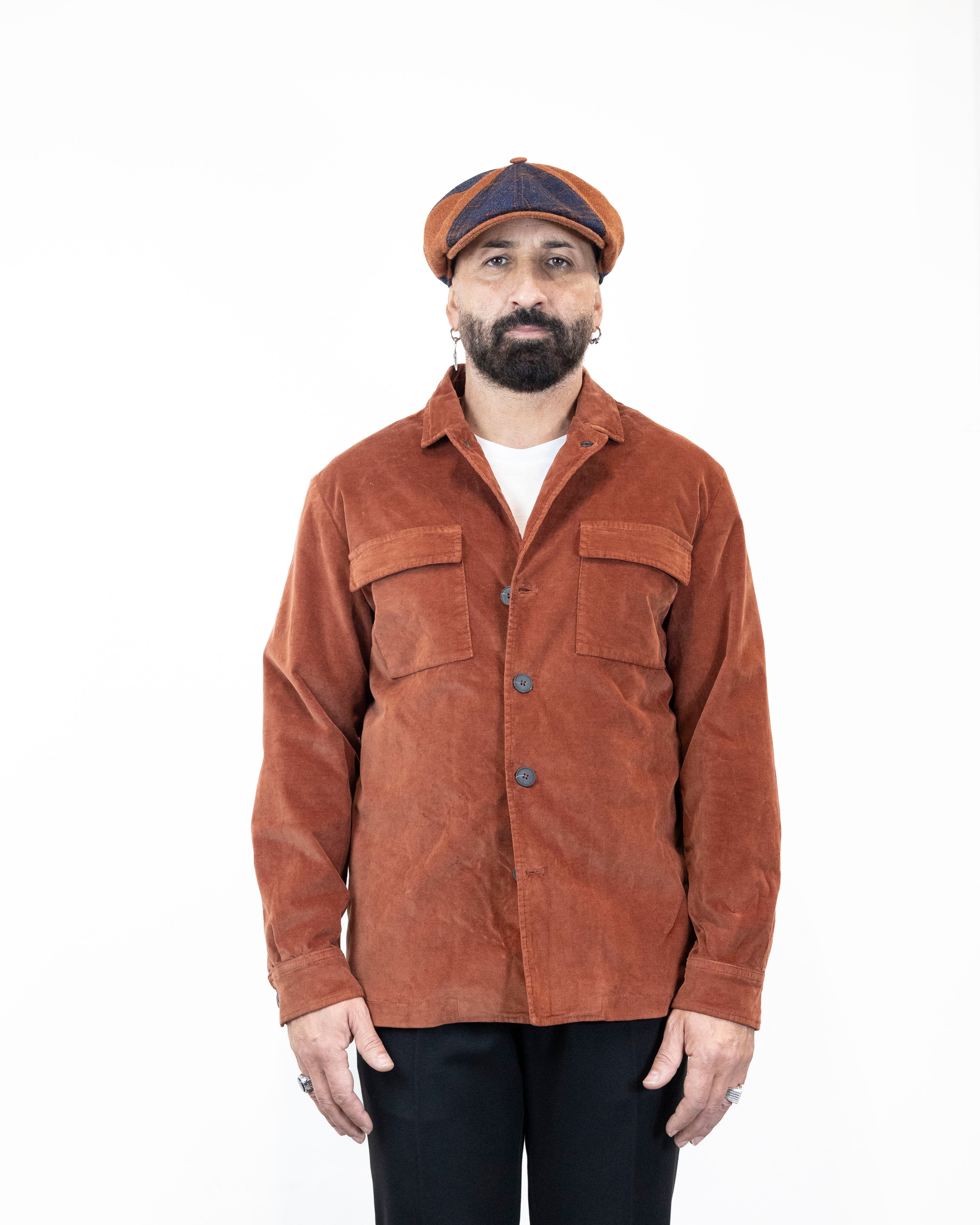 Camicione Velluto liscio