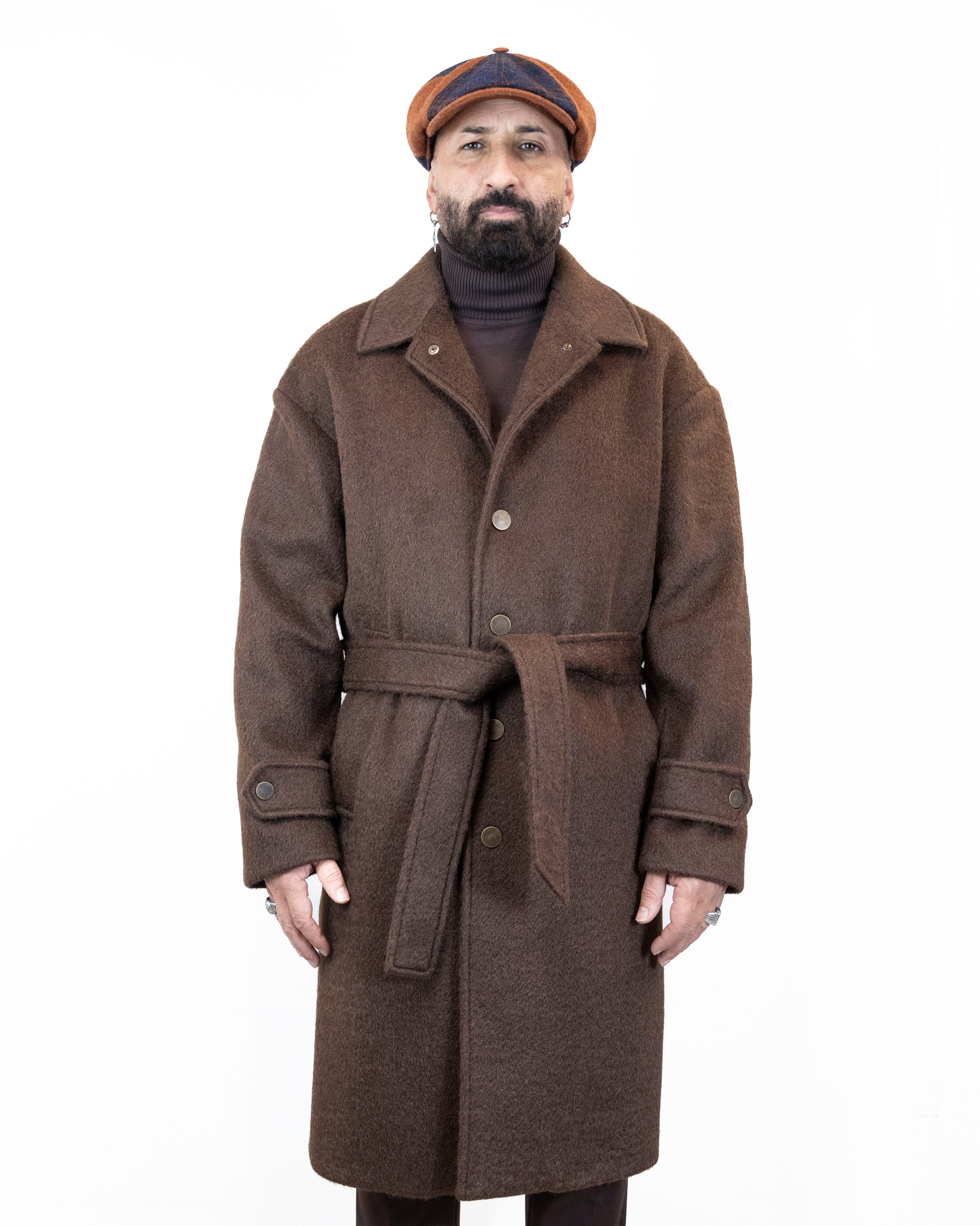 Cappotto Mono Petto OverSize con cintura