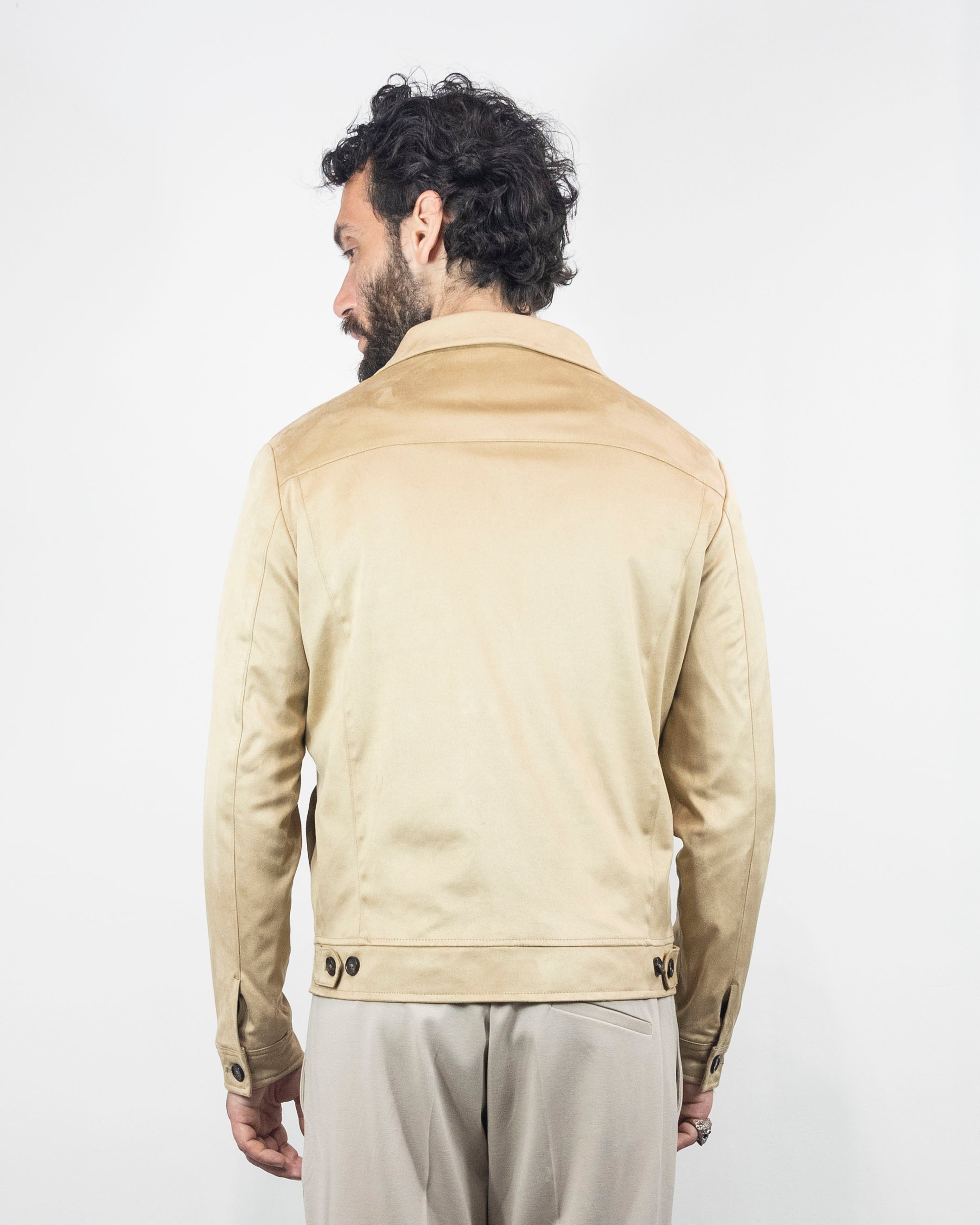 Giubbino in eco camoscio