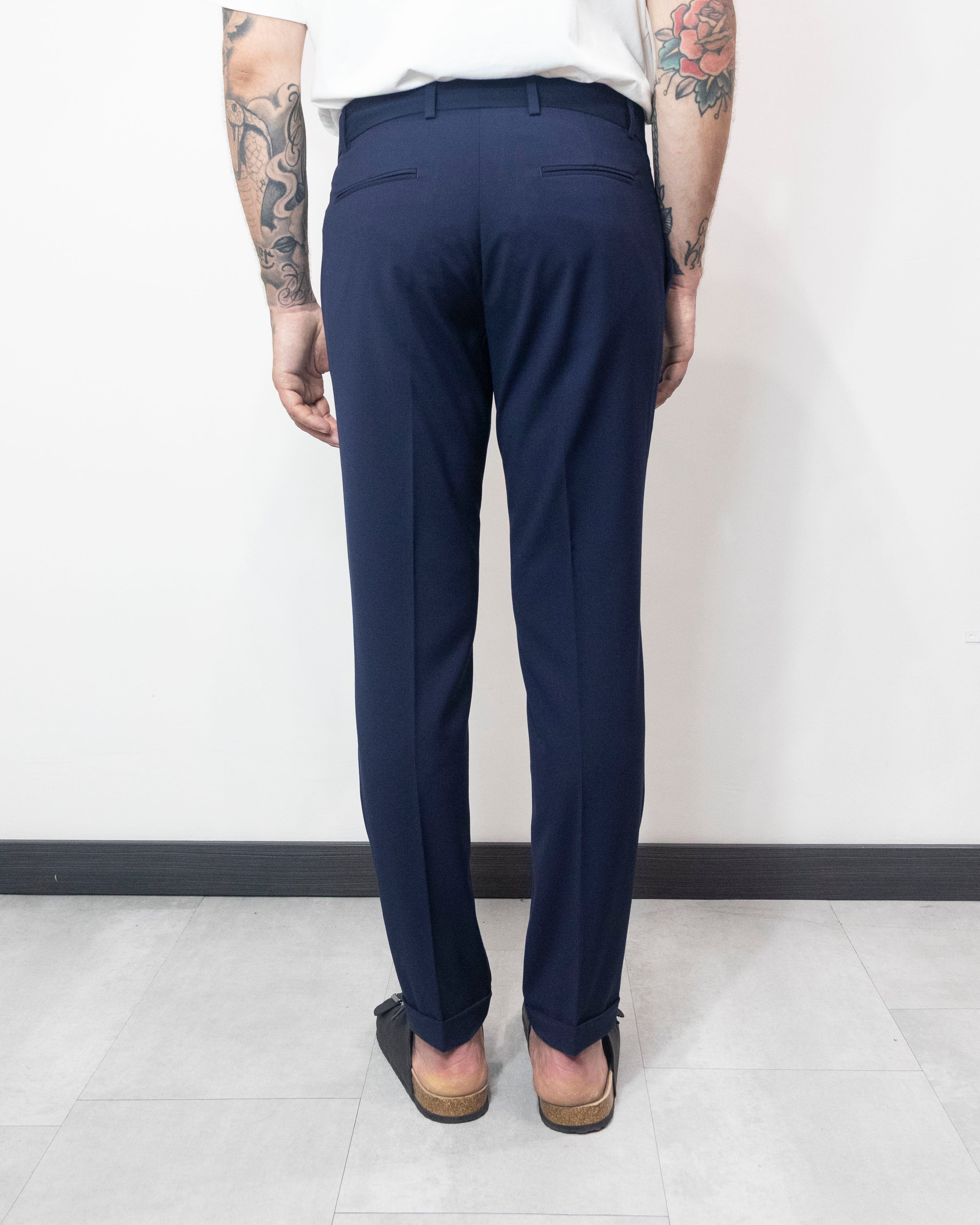 Pantalone strutturato blu
